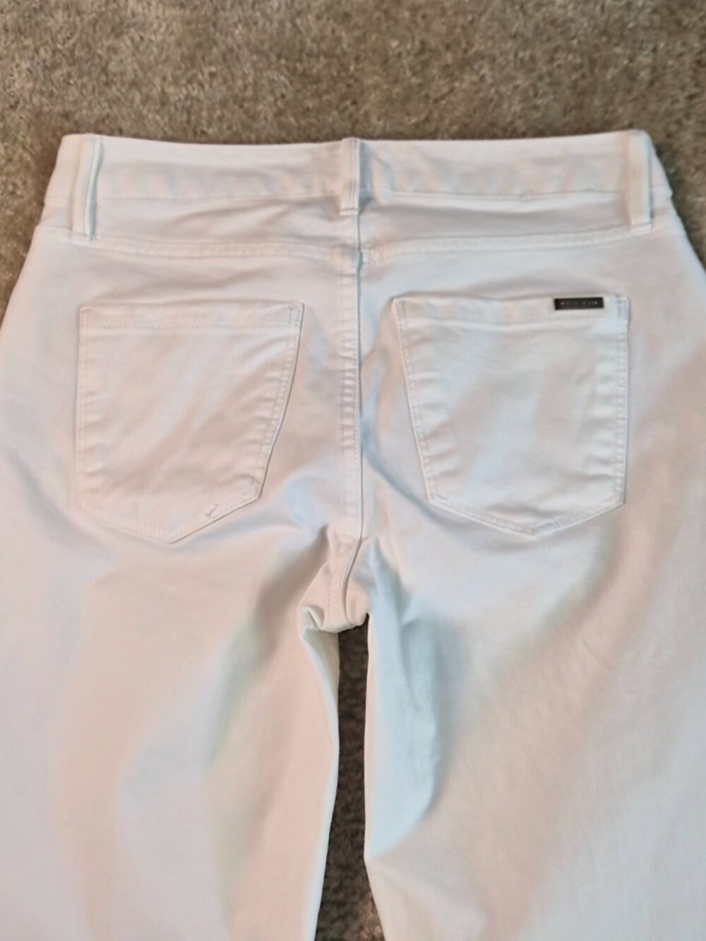 White House Black Market Women’s The Sculpt Skinny Ankle Jeans Size 2 White G044 - Picture 5 of 10